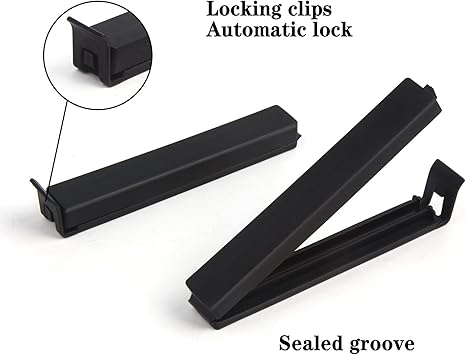 Food Bag Clips,30 Pack Plastic Snack Sealing Clip for Food Storage & Packages Assorted Sizes