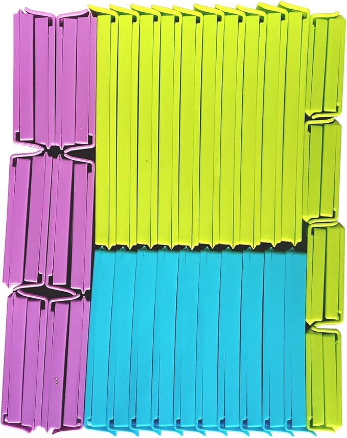 4 Size Assorted 40 PCS Food Bag Clips Kitchen Sealing Clips