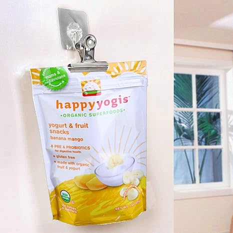 18 Pack Stainless Steel Chip Bag Clips Heavy Duty Food Bags Clamp Clips for Kitchen Office School, 3 Sizes(3In, 2.5In, 2In)