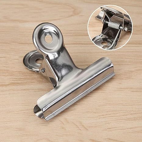 18 Pack Stainless Steel Chip Bag Clips Heavy Duty Food Bags Clamp Clips for Kitchen Office School, 3 Sizes(3In, 2.5In, 2In)